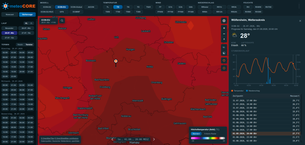Keine extreme Hitze zu erwarten